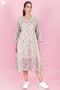 Mulmul Cotton Dress  In Block Print